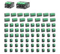 Ujjdwiurgh Connecteurs de Levier Push-In à Épissure Électrique 75pcs 24-12 AWG 2/3/5 Kit de Combinaison Conducteur