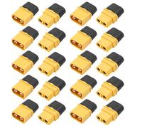 Ujjdwiurgh Connecteurs Masculins et Féminins XT60H Modèle du Connecteur D'Interface de Drone Aircraft pour Les Avions Télécommandés et Les Voitures avec de la Gaine