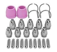 Ujjdwiurgh Consommables pour Torche de Découpe Plasma -60, 040-55 -60 WSD-60 Accessoires pour Découpe Plasma CUT55/CUT55PRO, 24 Pièces