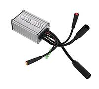 Ujjdwiurgh Contrôleur E-Bike 36V / 48V 9 Tubes 15A Contrôleur Connecteur Étanche pour 36V / 48V 250W Accessoires de Remplacement Moteur Brushless