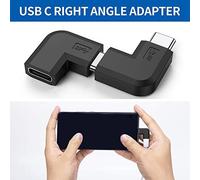 Ujjdwiurgh Convertisseur Mâle à à Angle Droit de 90 Degrés pour Connecteur Portable de Téléphone Intelligent