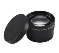 Ujjdwiurgh Convertisseur téléobjectif 58 mm 2x pour 18-55 mm