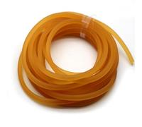 Ujjdwiurgh Corde à Élastique en Latex de 6 mm Solide de 6 mm de 6 mm de Haute Élasticité pour la Pêche à la Pêche, L'Industrie et la Formation Sportive en Jaune