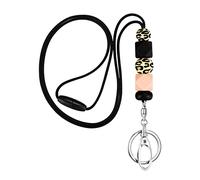 Ujjdwiurgh Cordon de professeur pour badges d'identification pour adolescents, cordons en perles en silicone pour clés, femmes, infirmières, employés de bureau