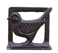 Ujjdwiurgh Countryside Porte-serviettes vertical en fonte Décoration de table à manger européenne Porte-serviettes en papier C