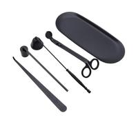 Ujjdwiurgh Coupe-Mèche de Bougie, Ensemble D'Accessoires de Bougie 5 en 1, Kit d'entretien de Bougie, Cadeau pour Les Amateurs de Bougies Parfumées, Ensemble D'Accessoires de Bougie