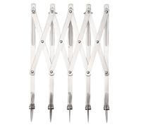 Ujjdwiurgh Coupe-Pâte à 5 Roues Coupe-Pizza Coupe-Pâte Multi-Roues Coupe-Pizza Extensible Coupe-Pâtisserie Rouleau Couteau à Pâtisserie