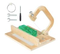 Ujjdwiurgh Coupe-savon réglable en fil métallique - Fournitures de fabrication de savon en bois avec fils en acier inoxydable de rechange pour la fabrication à la main