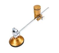 Ujjdwiurgh Coupe-verre circulaire pour verre - Compas réglable - Ventouse - Ouvre-trou de fenêtre