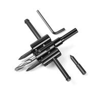 Ujjdwiurgh Couper Trou Cutter 30-120 mm Ouverteur Réglable Saw Saw Type de Type Bit de Foret en Bois Outil de Bricolage 1