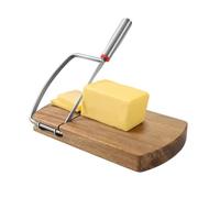 Ujjdwiurgh Coupeur de Fromage Multifonction, Planche à Découper le Fromage en Bois avec Lame pour Fromage en Bloc, Tranchage Sans Effort