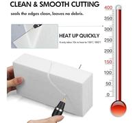 Ujjdwiurgh Coupeur de Mousse, Couteau à Chaud, Ensemble D'Outils de Coupe de Mousse, Coupe-Polystyrène, Coupe-Panneau de Mousse, Outil de Coupe de Mousse, Prise UE