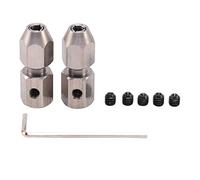 Ujjdwiurgh Coupleur Flexible de Collet de Câble d'acier Inoxydable de Couplage de Bateau de 2 PièCes RC CNC, 3.18 X 4 Mm