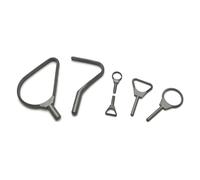Ujjdwiurgh Couteau à Gratter pour Sculpture en Argile en Carbure de Tungstène Sculpté pour Façonner les Boues, Outils de Coupe en Argile pour Poterie, Grande Boucle, Accessoires