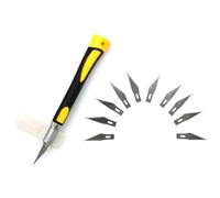 Ujjdwiurgh Couteaux à Découper en Bois, Sculpture Artisanale de Fruits et Aliments, Couteau à Graver, Outils à Main, Ensemble -9302S, Installation Facile