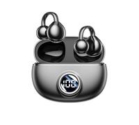 Ujjdwiurgh ¨¦couteurs de Traduction AI AI Translator ¨¦couteurs de Traduction Temps R¨¦el 144 Langues Clip-On ¨¤ Oreille Ouverte pour Voyages, Affaires Gris Fonc¨¦ Profond