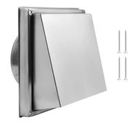 Ujjdwiurgh Couvercle D'Aération Mural 5 Pouces, Couvercle D'Aération Sèche-Linge en Acier Inoxydable, Couvercle D'Aération D'Échappement Sèche-Linge Extérieur 120mm/4.75 Pouces Diamètre