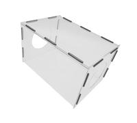 Ujjdwiurgh Couvercle de Boîte à Poussière de Meulage Fermé Capot Anti-Poussière de Polissage Capot Anti-Poussière Transparent Rectangulaire