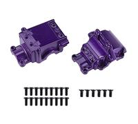 Ujjdwiurgh Couvercle de BoîTier de BoîTe de Vitesses DifféRentiel en MéTal pour 144001 124019 124018 Accessoires de PièCes de Mise à Niveau de Voiture TéLéCommande, 1 PièCe SéRie