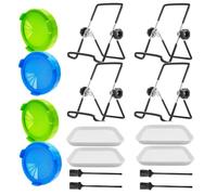 Ujjdwiurgh Couvercle de germination à large ouverture, support de germination, couvercle à bec verseur pour pot de germination, convient pour la culture des germes de haricots