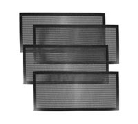 Ujjdwiurgh Couvercle de Grille D'Aération pour Filtre, Registre de Sol, Couvercles de Filtres pour Empêcher les Souris D'Entrer, Couvercle de Grille D'Aération Pratique, Noir