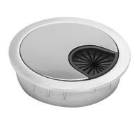 Ujjdwiurgh Couvercle de Trou de Câble D'Œillet de Bureau en Acier Inoxydable, Diamètre Extérieur 50mm pour Ordinateur PC