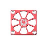 Ujjdwiurgh Couvercle de ventilateur de refroidissement en carbone/métal pour moteur RC ESC - 40 mm - Rouge