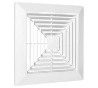 Ujjdwiurgh Couvercle de ventilateur d'échappement de salle de bain avec ressorts Pièces de rechange pour ventilateur d'échappement carré ou mural