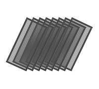 Ujjdwiurgh Couvercles D'Aération de Sol 4 X 10 Pouces, Filtres D'Aération en D'Aération Magnétique Puissants, Écrans D'Aération de Registre de Sol en PVC pour, 8 Pièces