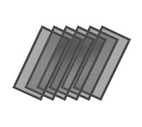 Ujjdwiurgh Couvercles D'Aération de Sol, Filtres D'Aération en D'Aération Magnétique Puissants, Écrans D'Aération de Registre de Sol en PVC de 4x10 Pouces, 6 Pièces