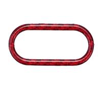 Ujjdwiurgh Couverture de feu d'avertissement intérieur en fibre de carbone rouge pour F55 F56 Countryman F60