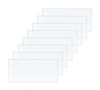 Ujjdwiurgh Couverture de Lentille de Cabine de Sablage de Remplacement en Film Polyester 6 Pièces 23 X 11 Pouces pour Sablage Abrasif