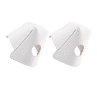 Ujjdwiurgh Couvre-Orteils 2 Pièces pour Patins à roulettes, Couvre-Orteils de Patin, Couvre-Chaussures de Patinage à roulettes Remplaçable (Blanc)