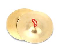 Ujjdwiurgh Crash Cymbal Lot de 2 Instruments de Percussion pour Piscine à Main en Laiton pour Enfants et Adultes