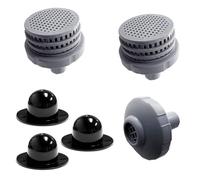 Ujjdwiurgh Crépine de Sortie de Piscine en Plastique, Connecteur de Piscine, Pièces de Pompe pour Connecteur de Jet d'eau de Piscine 25022E 4000