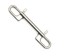 Ujjdwiurgh Crochet de PlongéE en Acier Inoxydable Crochet à Double Boulon à Double ExtréMité pour la PlongéE sous-Marine Laisse pour Animaux de Compagnie Sangle de CaméRa Porte-CléS Hamac