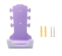 Ujjdwiurgh Crochet de Suspension pour Guitare, Support Mural, Crochet pour Guitare, Ukulélé, Crochet de Suspension en Métal Antidérapant, Accessoires de Guitare Violet
