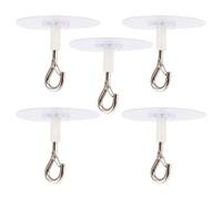 Ujjdwiurgh Crochets de Plafond en Bâton Crochets Robustes Auto-Adhésifs Résistants à L'Eau pour Plafond Crochets Multifonctionnels pour Carillons Éoliens