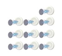 Ujjdwiurgh Crochets Magnétiques Support Mural Anti-Perte Support de Rangement pour Télécommande Réfrigérateur Autocollant Maison Organisateur Crochet 10 Pièces