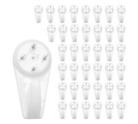 Ujjdwiurgh Crochets Muraux en Stuc/Béton Clou Sans Dommage Crochet de Suspension Clou Sans Trace Crochets Muraux Sans Trace Clou Sans Perçage Lot de 40