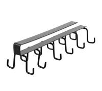 Ujjdwiurgh Crochets Sous Étagère, Support à Tasses, Perçage, Porte-Tasses à Café, Porte-Ustensiles de Cuisine, Crochets Suspendus, Support pour Armoire de Cuisine-B