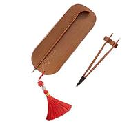 Ujjdwiurgh Cuillère à thé en bambou faite à la main - Outils à café vintage - Ensemble d'accessoires à thé Chahe