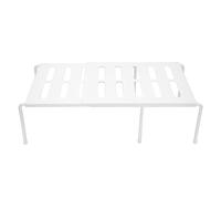 Ujjdwiurgh Cuisine Extensible Comptoir éTagèRe Organisateur Supports Salle de Bain sous éVier Garde-Manger Bureau Rangement Organisateur Supports Blanc