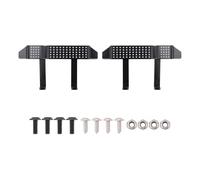 Ujjdwiurgh Curseur de Plaque LatéRale de PéDale en MéTal pour MN D90 MN-90 MN98 MN99 MN99S 1/12 RC Car Upgrade Parts Accessoires Noir