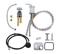 Ujjdwiurgh Cuvette Shampoing, Kit, Tuyau Shampoing pour D'Évier avec Pulvérisateur, Ensemble Tuyau Pulvérisation pour D'Évier Salon Coiffure