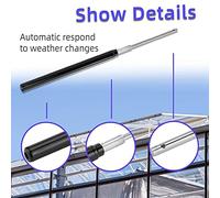 Ujjdwiurgh Cylindre D'Ouvre-FenêTre Automatique Sensible à la TempéRature Cylindre D'Ouvre-FenêTre Automatique pour Serre