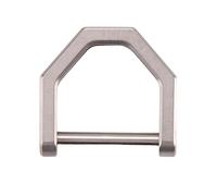 Ujjdwiurgh D-Type Multifonctionnel Mini Full Titanium Boucle Porte-CléS Boucle de Voiture Boucle ExtéRieure Outil Boucle de Fer à Cheval-L