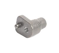 Ujjdwiurgh D12 Accessoires de Direction en MéTal Le Bloc de Direction Met à Niveau Les PièCes pour D12 1/10 Voiture TéLéCommande de DéRive, Titane