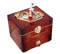 Ujjdwiurgh Dancing Ballerine Boîte À Musique Boîte À en Plastique Filles Manivelle Boîte À Musique MÉCanisme Cadeau