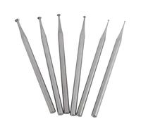 Ujjdwiurgh de 6 Fraises à 90 ° - Fraises de Réglage pour la Fabrication de à Tige de 3/32 Pouces pour Lapidaire 008-023 Installation Facile